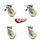 Service Caster 6 Inch Nylon Swivel Caster Set with Roller Bearing 2 Total Lock Brake SCC SCC-TTL30S620-NYR-2-S-2 - alternate 4